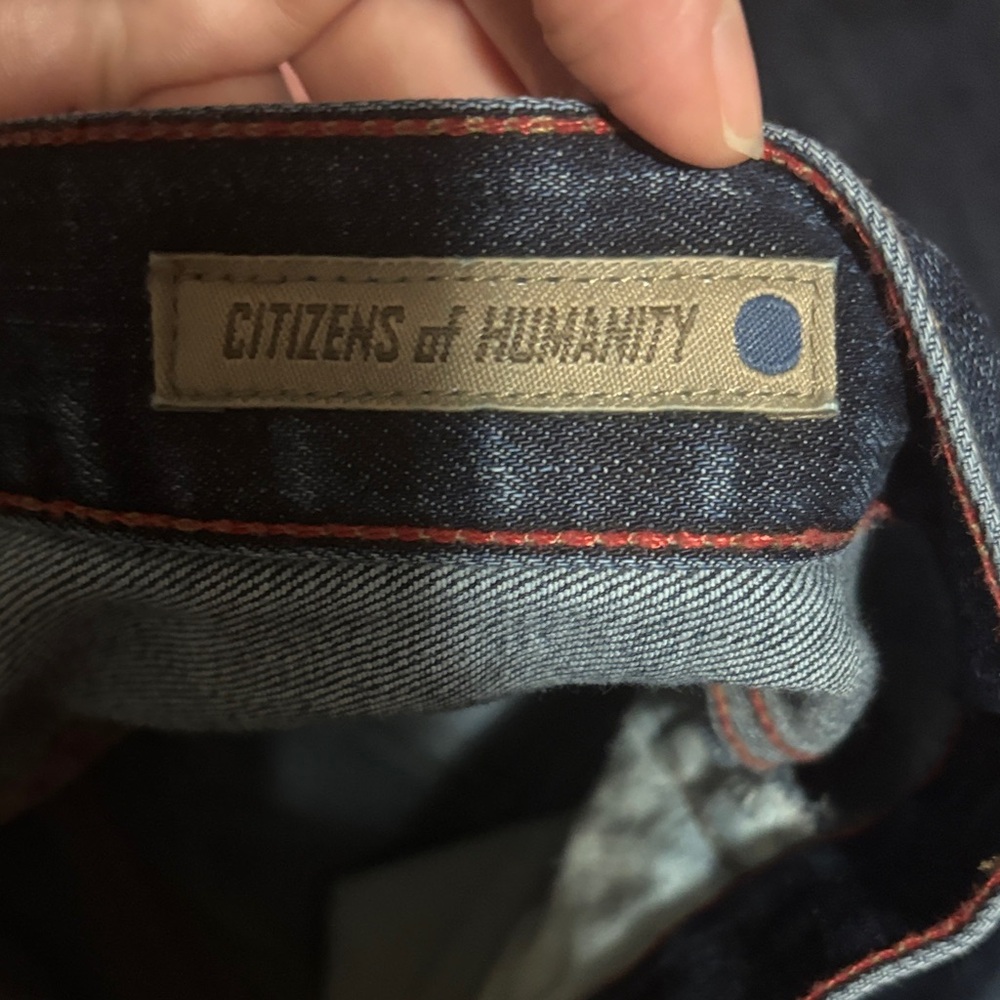 Citizens Of Humanity Indigo Denim Jeans - Picture 4 of 8